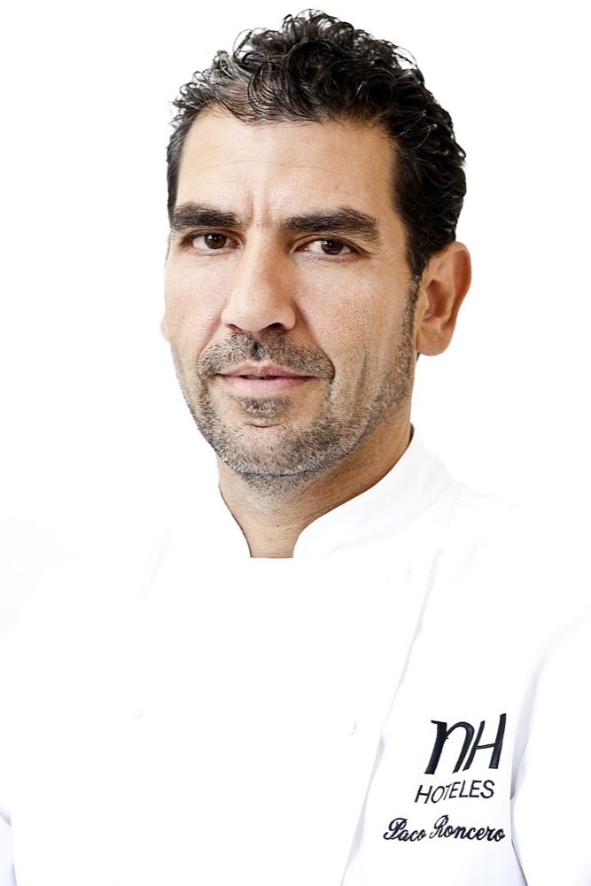 Paco Roncero in his chef's whites