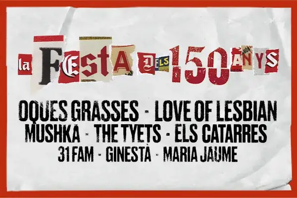 Estrella Damm 150th anniversary concert at Parc del Fòrum