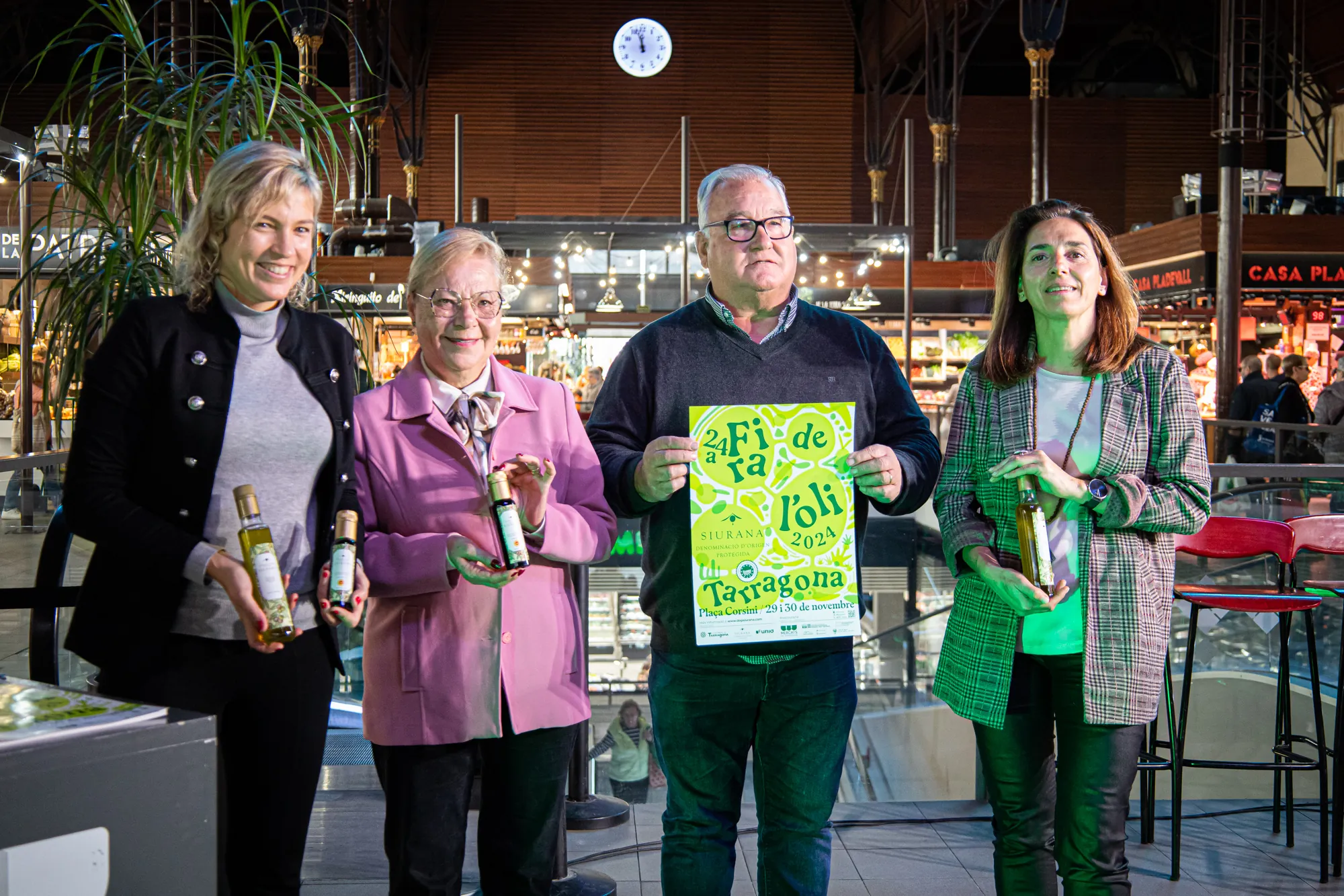 DOP Siurana cooperatives at Fira de l'Oli Nou in Tarragona