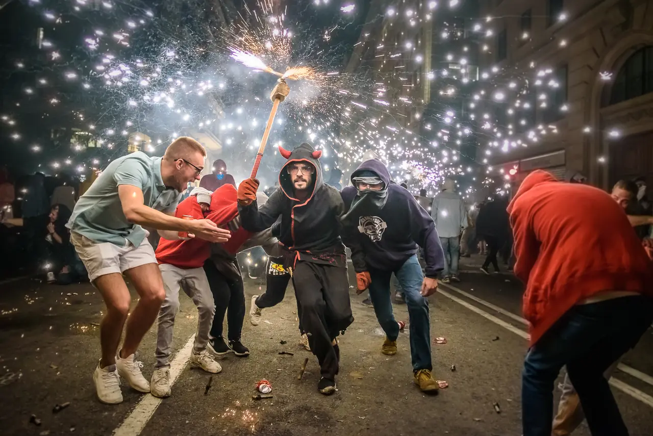 La Merce festival celebrations in Barcelona