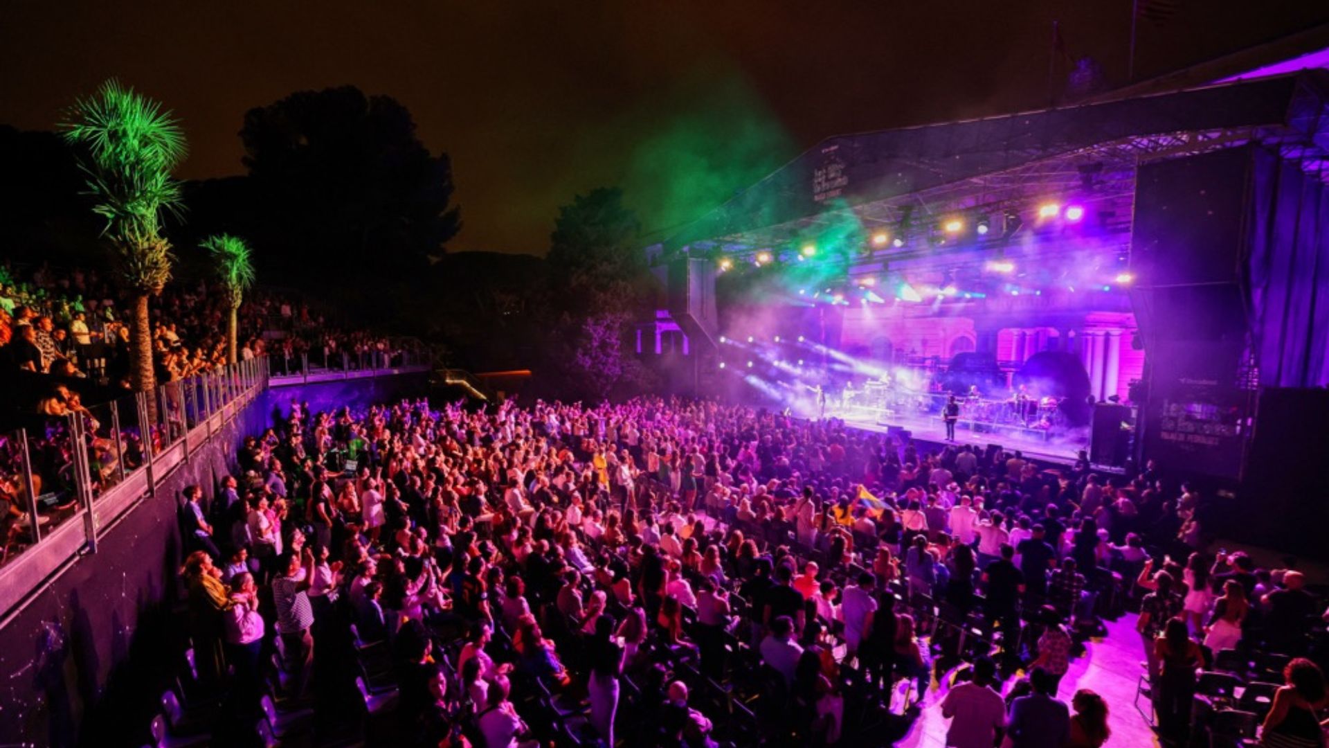 Les Nits de Barcelona concert and dining in Pedralbes gardens