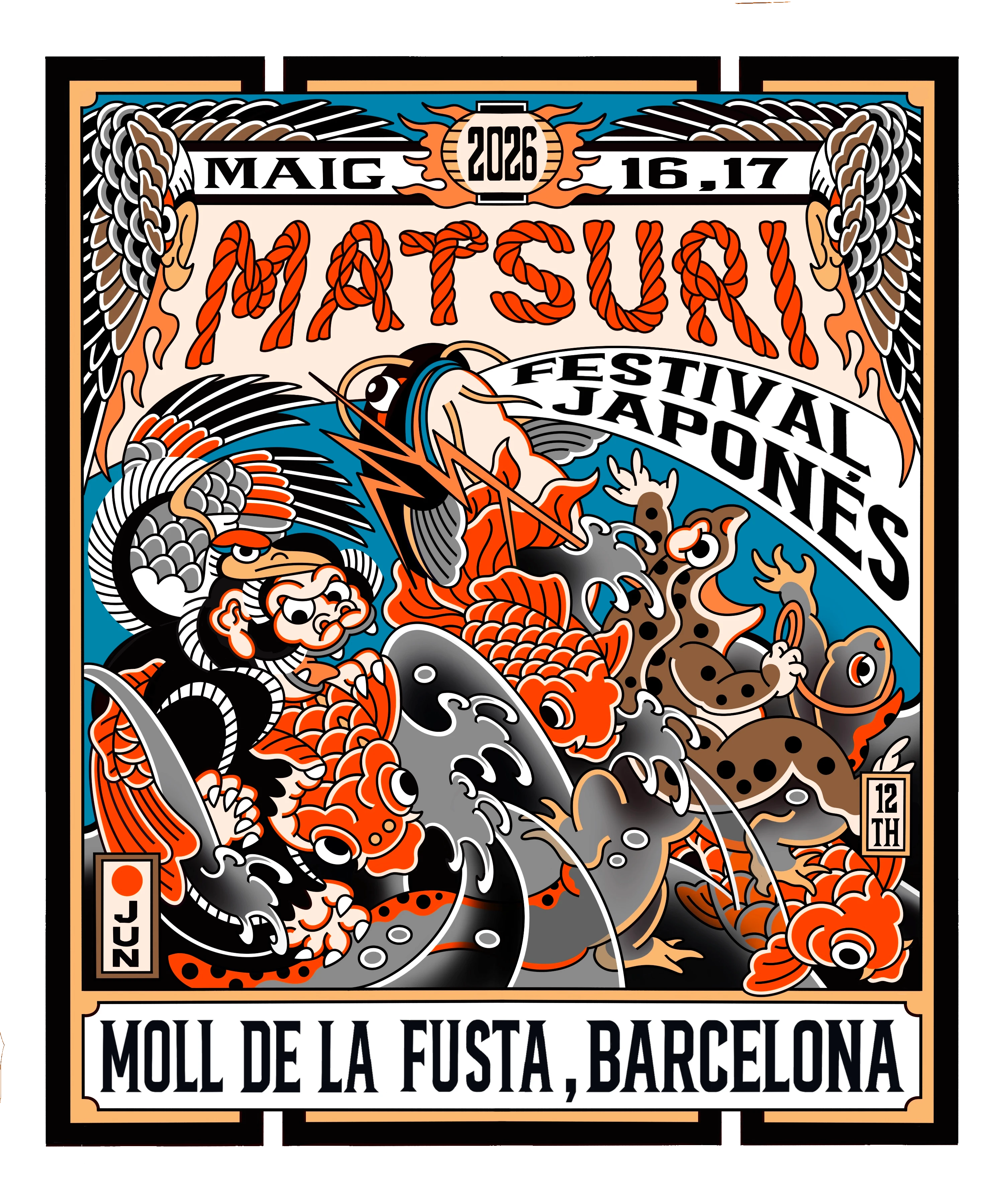 Matsuri Barcelona Japanese festival poster