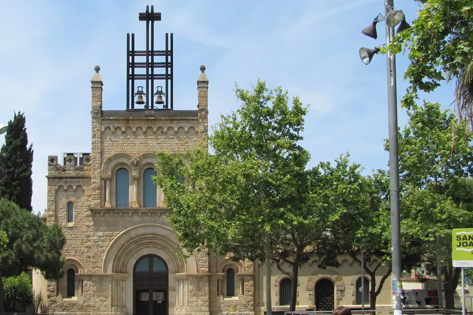 The church of Santa Maria on Plaça de l’Església in Castelldefels