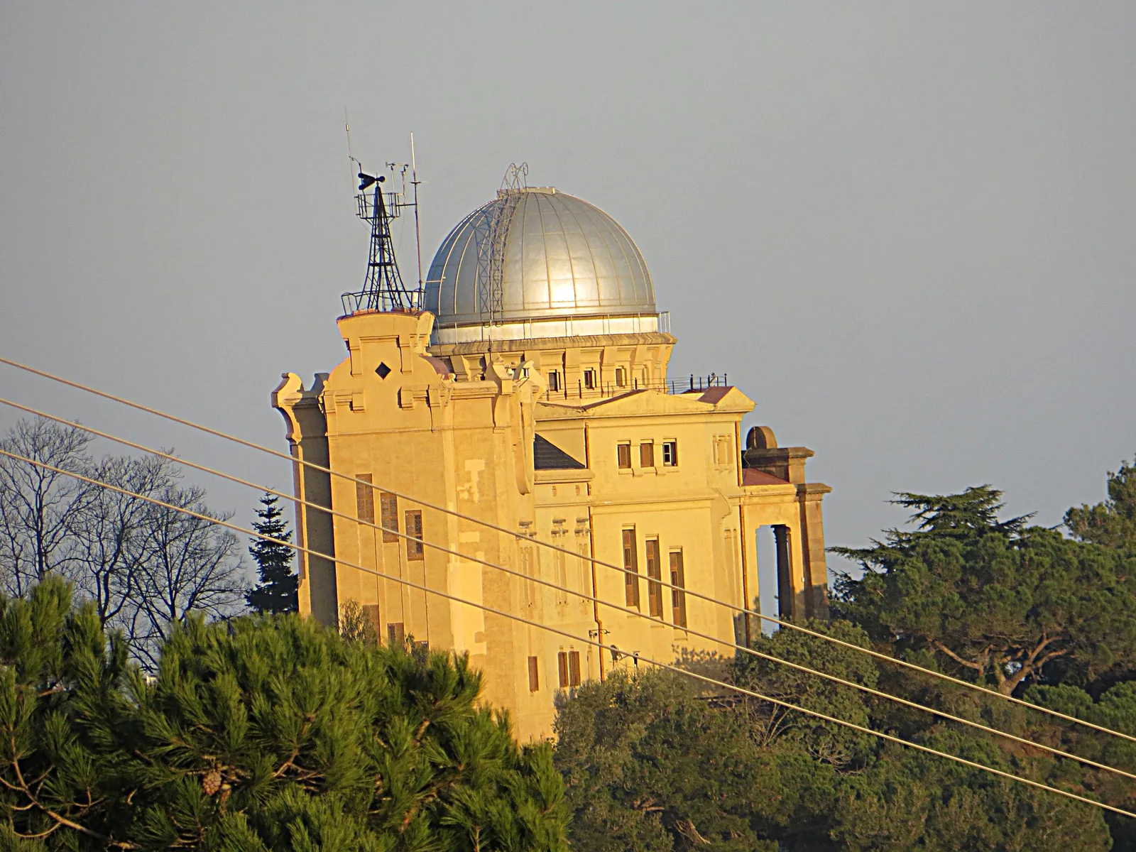 Observatori Fabra dome on Tibidabo, venue for Sopars amb Estrelles in Barcelona