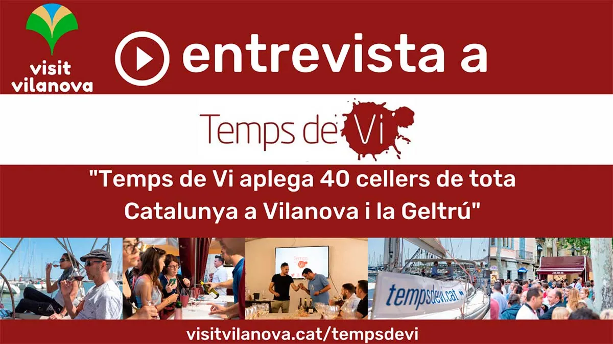 Temps de Vi wine fair on Vilanova i la Geltrú's Rambla