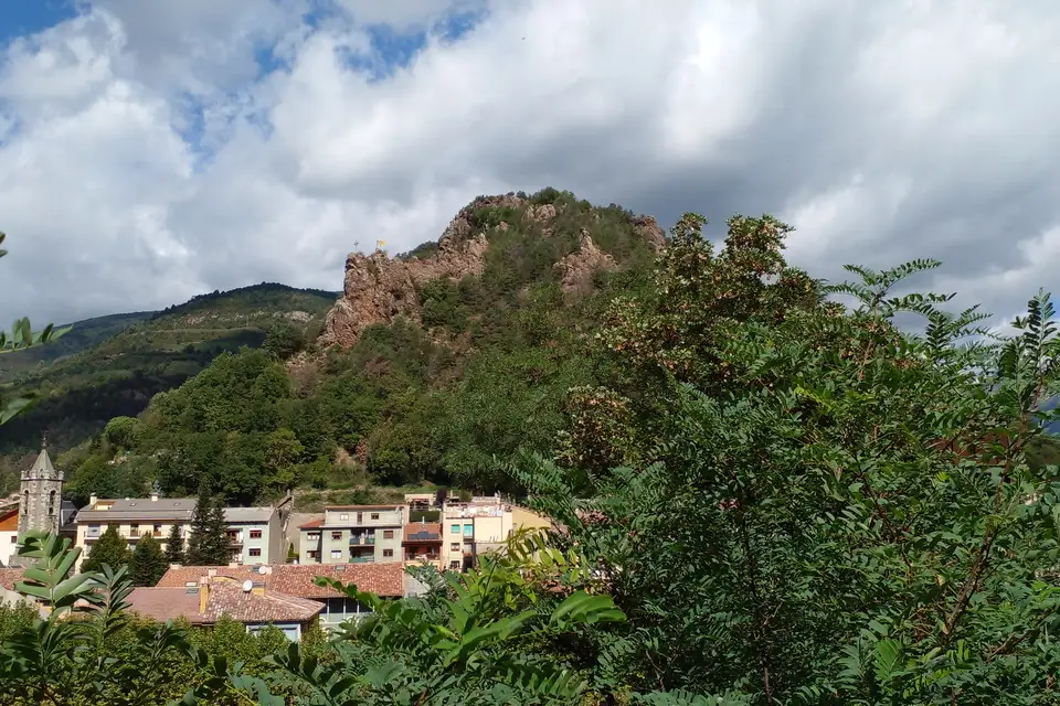 Ribes de Freser in the Ripollès valley, below the mountains