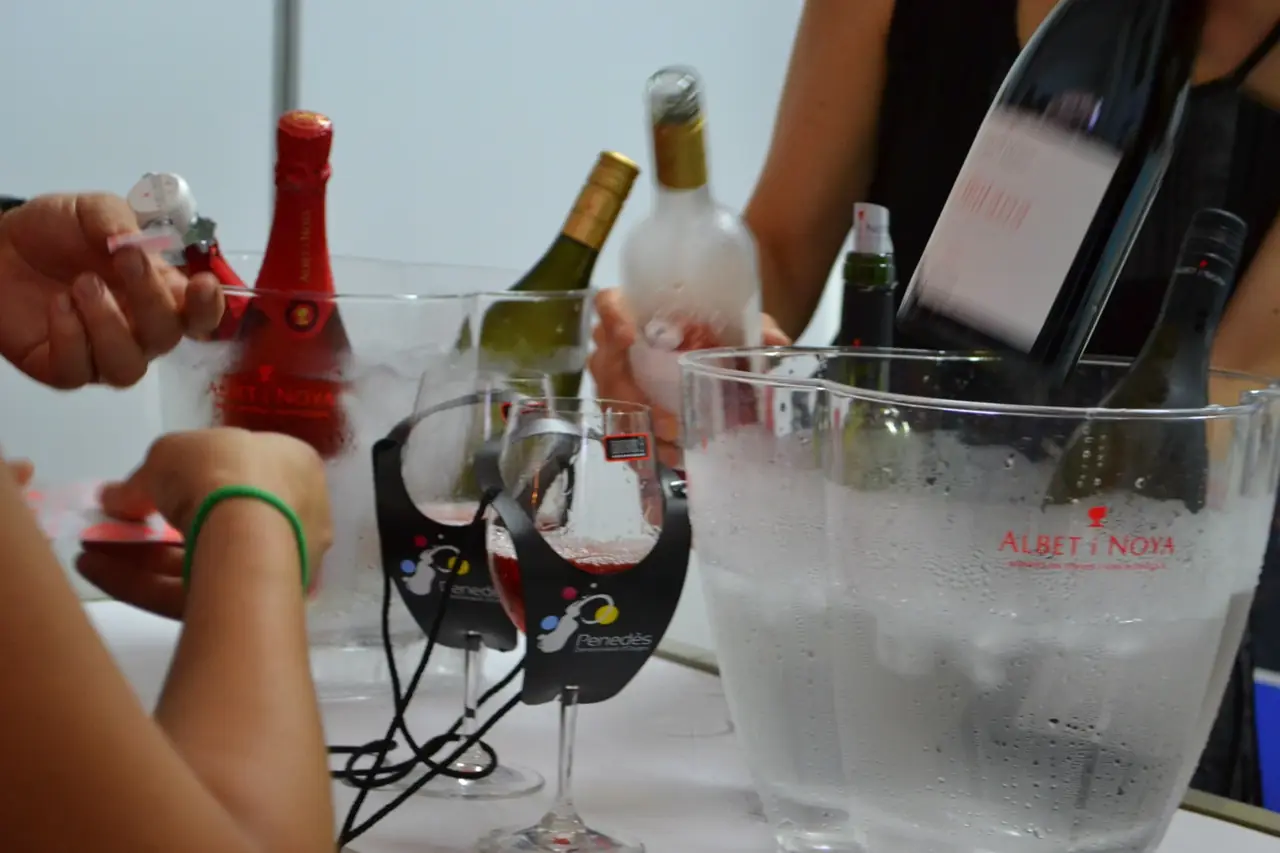 Vijazz Penedès wine and jazz festival on Rambla Sant Francesc