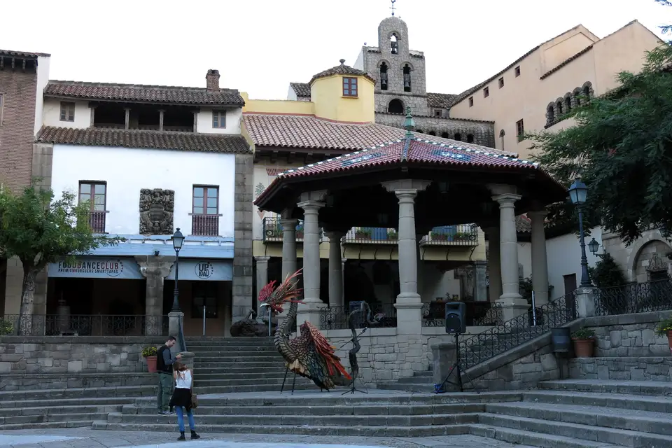The Plaça Major at Poble Espanyol, Barcelona