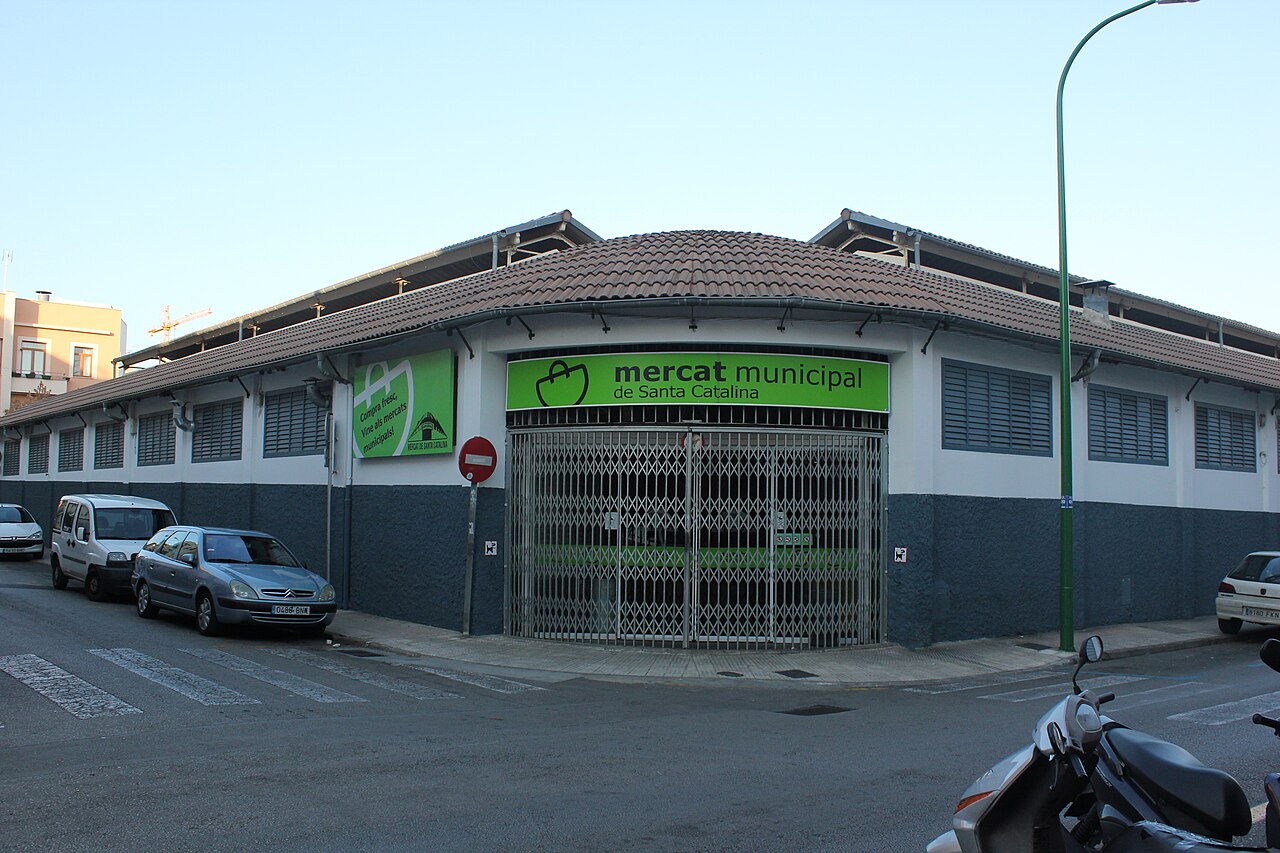 The Mercat Municipal de Santa Catalina building in Palma
