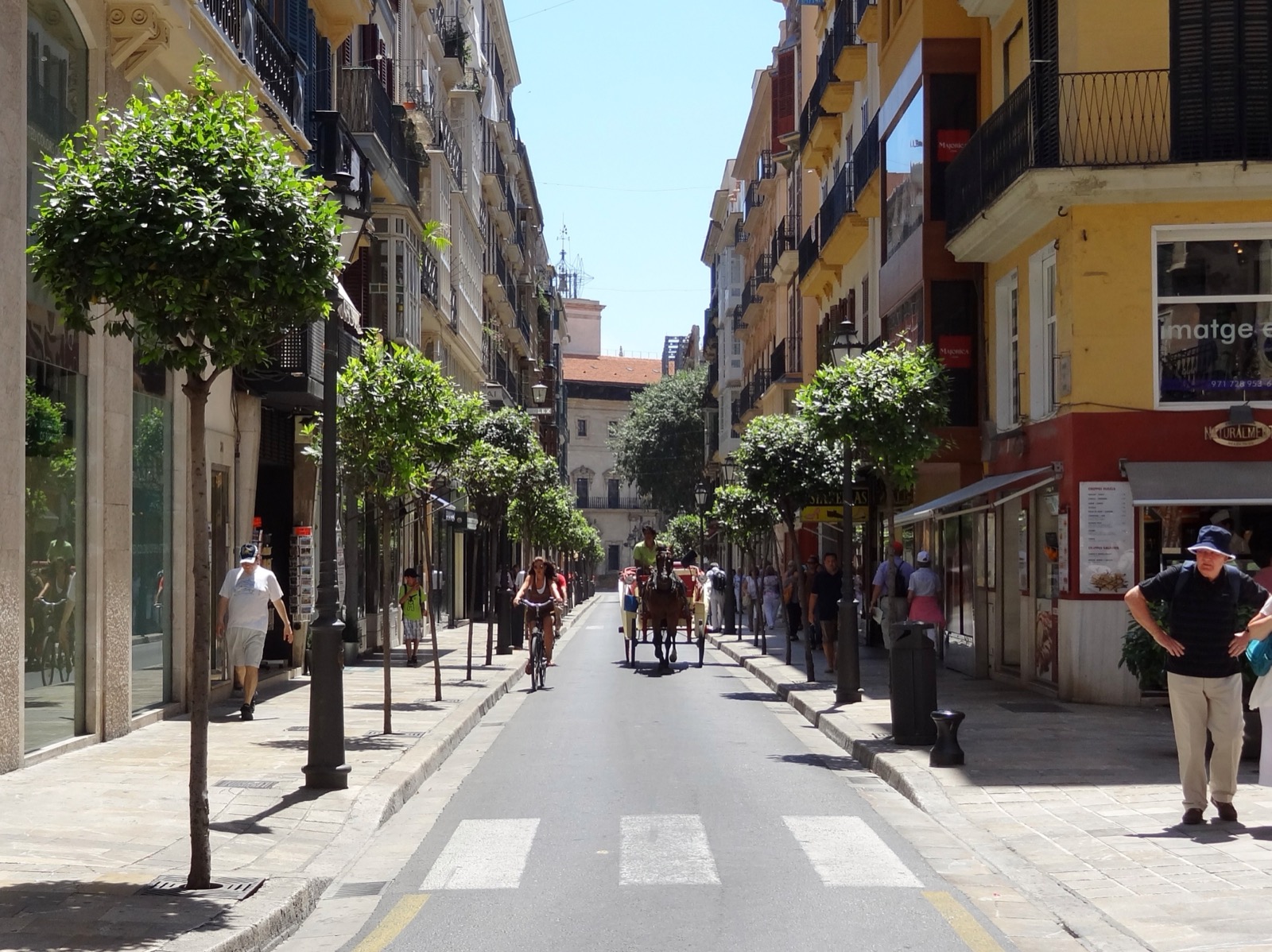 Carrer de Colom, a pedestrian street in Palma's old town