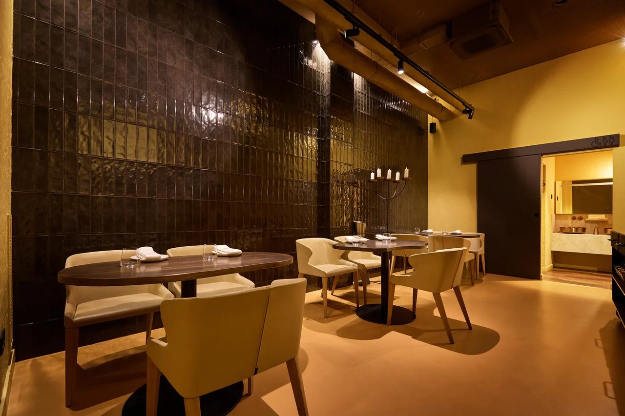 The dining room at Mineral in Barcelona