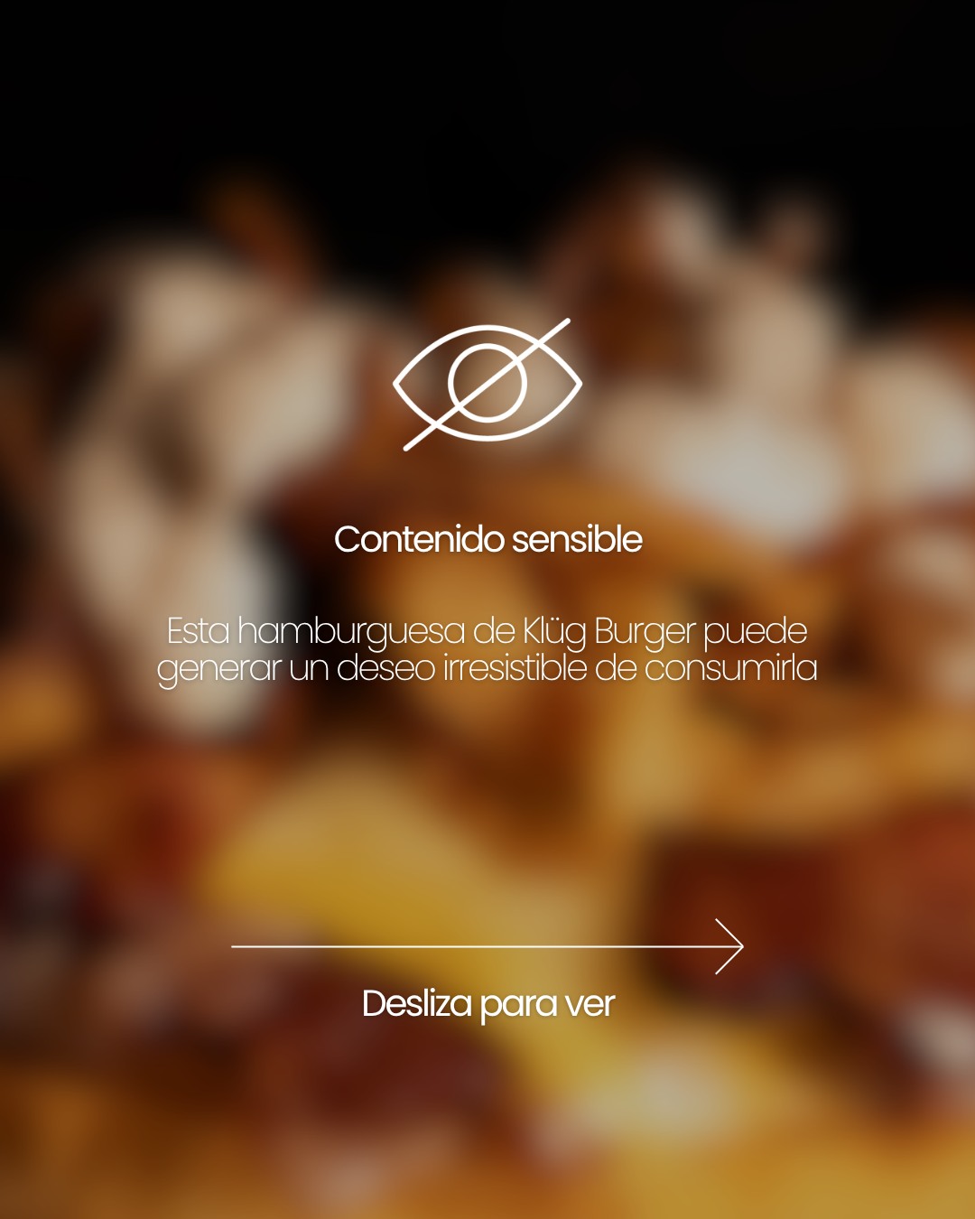 Puede que al deslizar te entre hambre ⚠️🔥
Puede que acabes viniendo a Klüg.
Nosotros ya te hemos avisado...