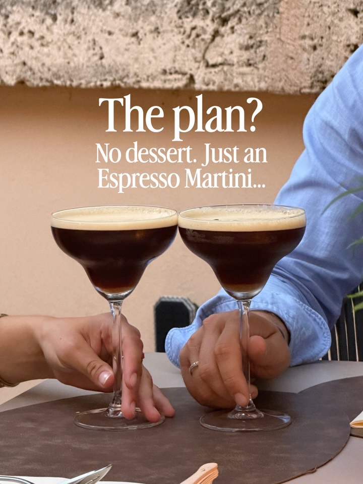 Three desserts. One impossible decision.

☕ Tiramisu
A timeless Italian classic with rich mascarpone, espresso and cocoa